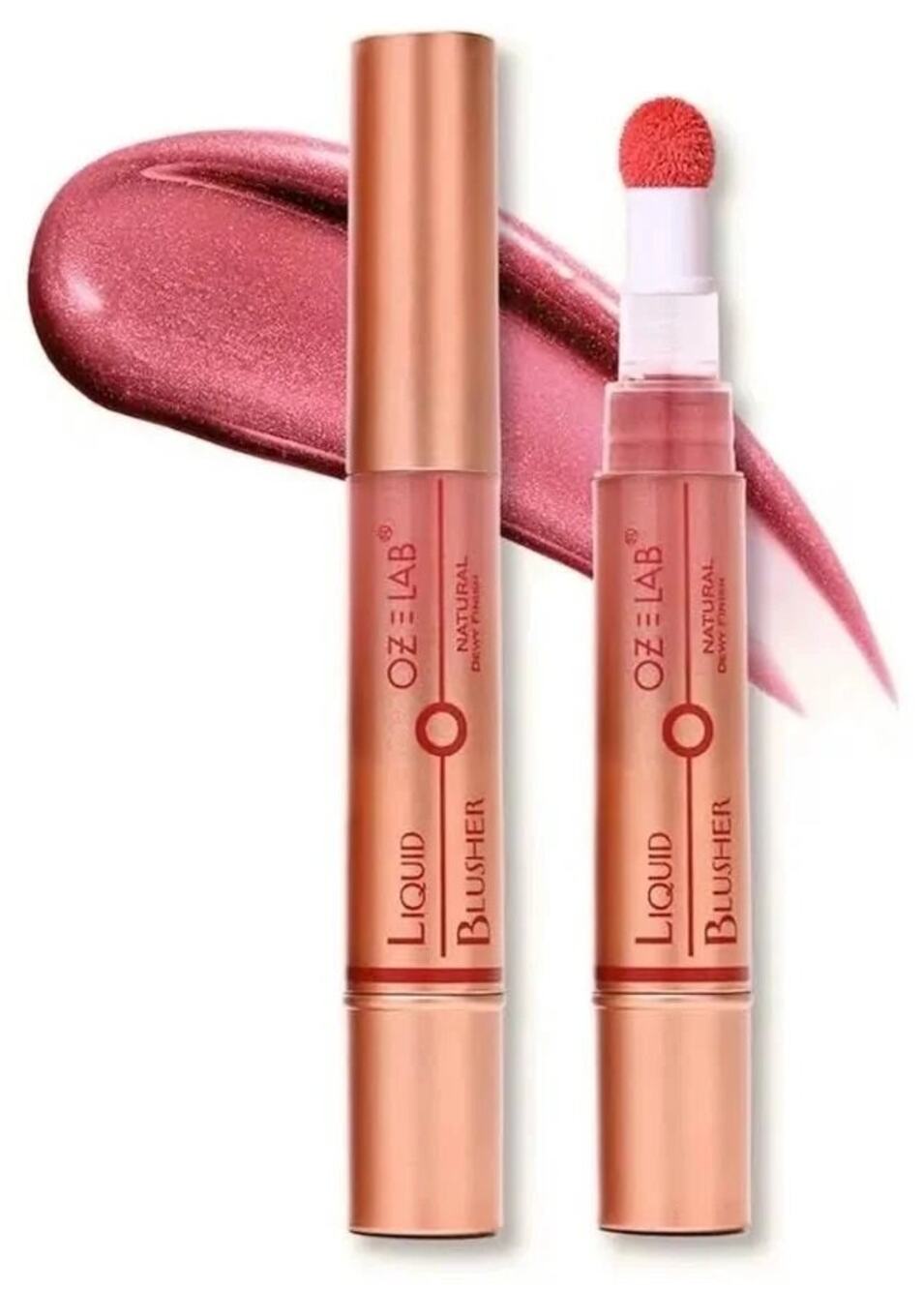 OZ LAB Flamenco Glow Liquid Blusher 04 Retro Red Waterproof Dewy Finish 6mL